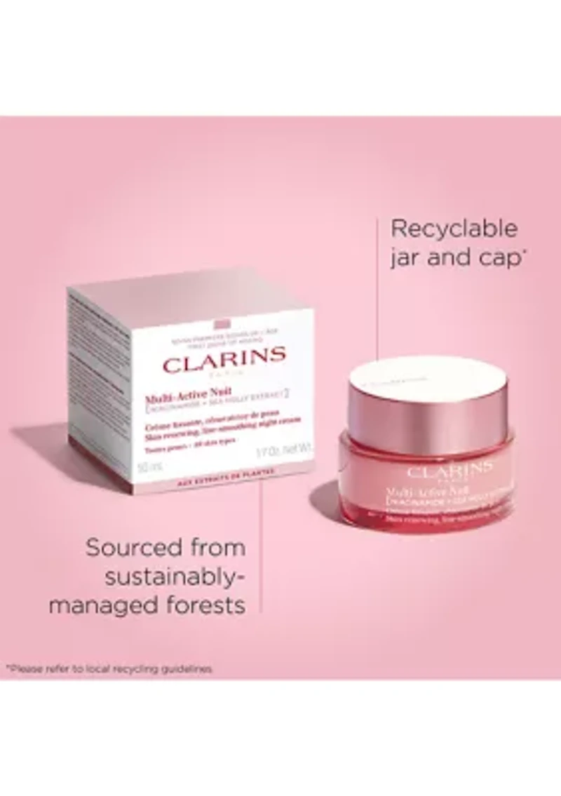 Multi-Active Night Moisturizer for Lines, Pores, Glow with Niacinamide 