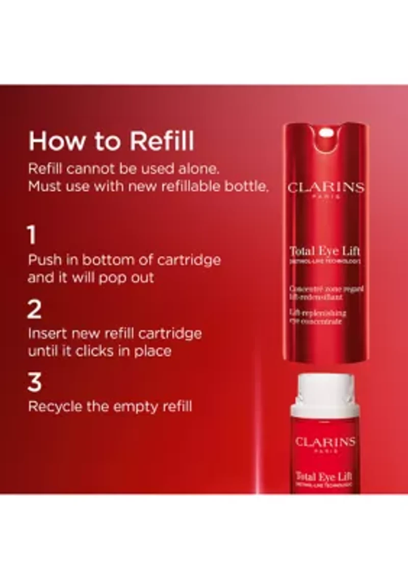 Total Eye Lift Eye Cream Refill for Firming, Wrinkles, Dark Circles & Puffiness