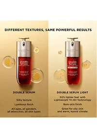 Double Serum Light Texture Anti-Aging to Firm, Boost Radiance, Refine Pores