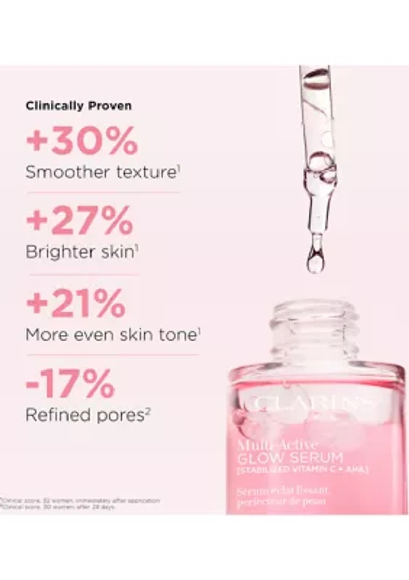 Multi-Active Brightening Glow Serum with Vitamin C + AHA