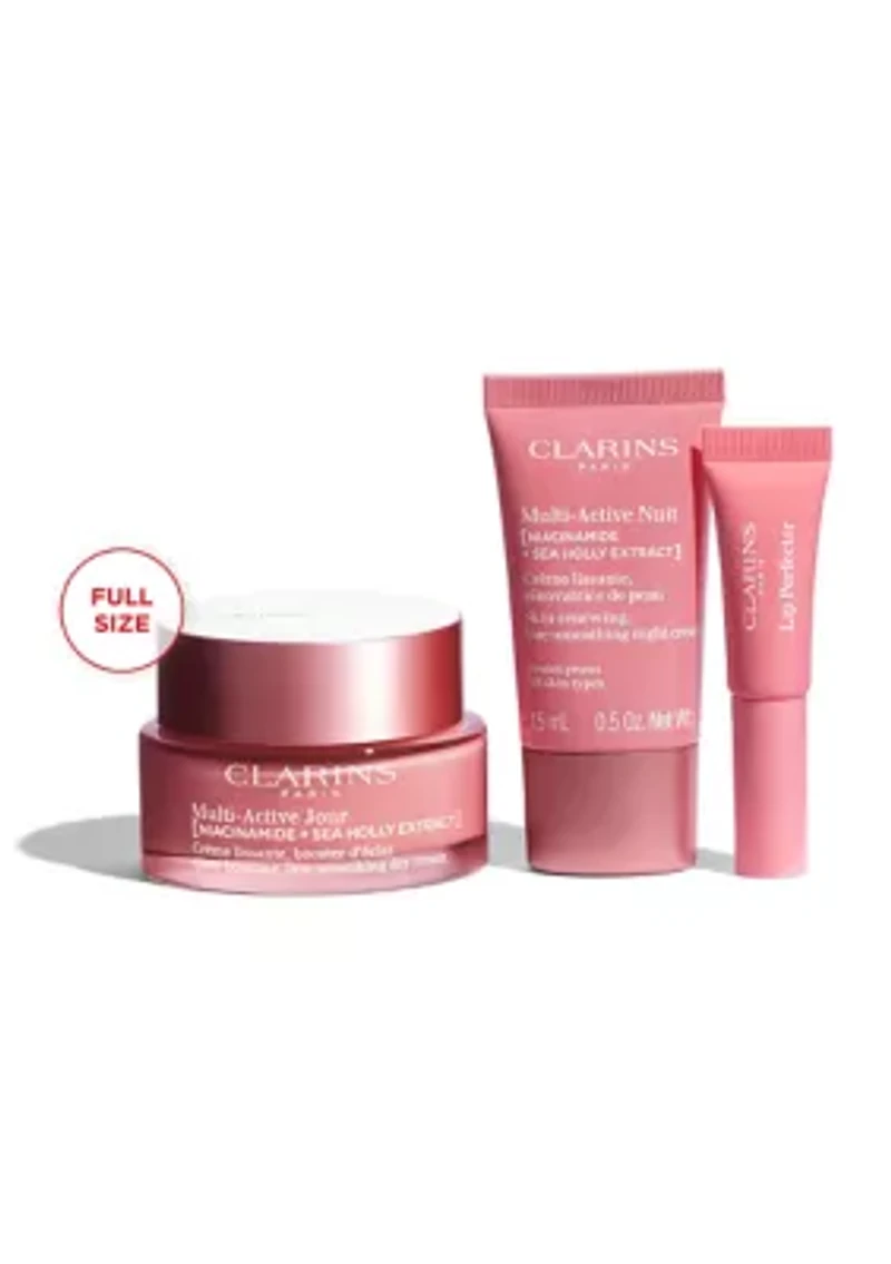 Multi-Active Skincare Starter Set for Lines, Pores, Glow