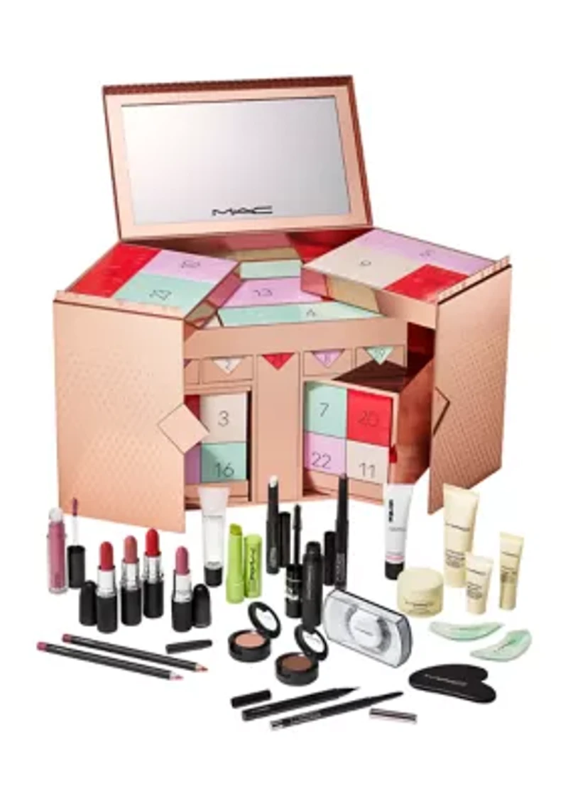 24-Piece Skincare & Makeup Advent Calendar Holiday Gift