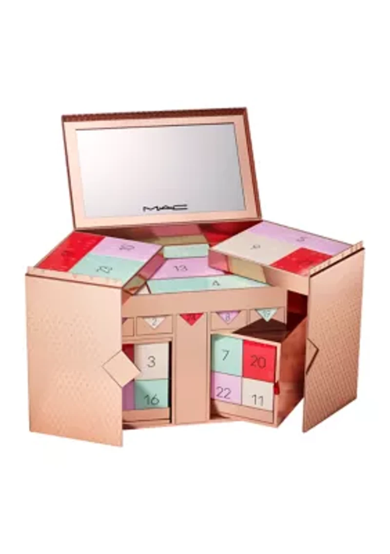 24-Piece Skincare & Makeup Advent Calendar Holiday Gift