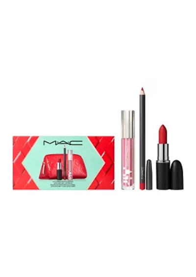 Matte Lipstick + Lip Gloss + Lip Liner Gift Set