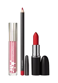 Matte Lipstick + Lip Gloss + Lip Liner Gift Set