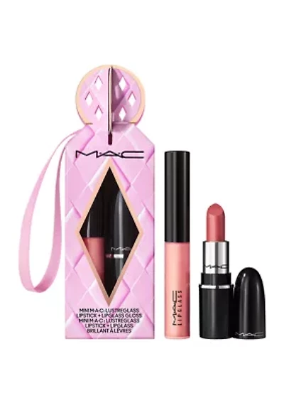 Mini Lipstick + Lip Gloss Makeup Gift Set 