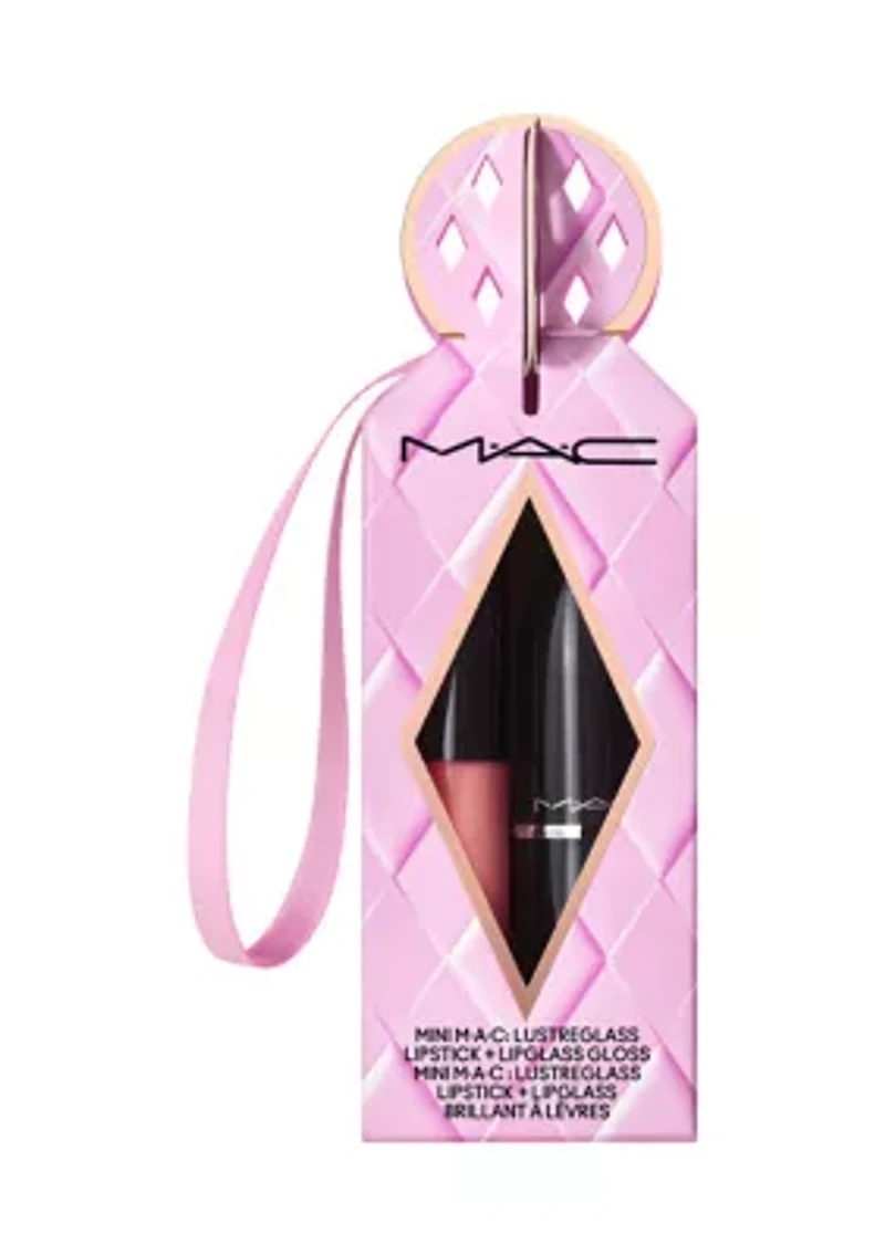 Mini Lipstick + Lip Gloss Makeup Gift Set 