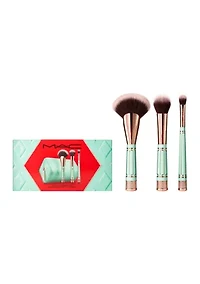 3-Piece Makeup Brush Holiday Gift Set