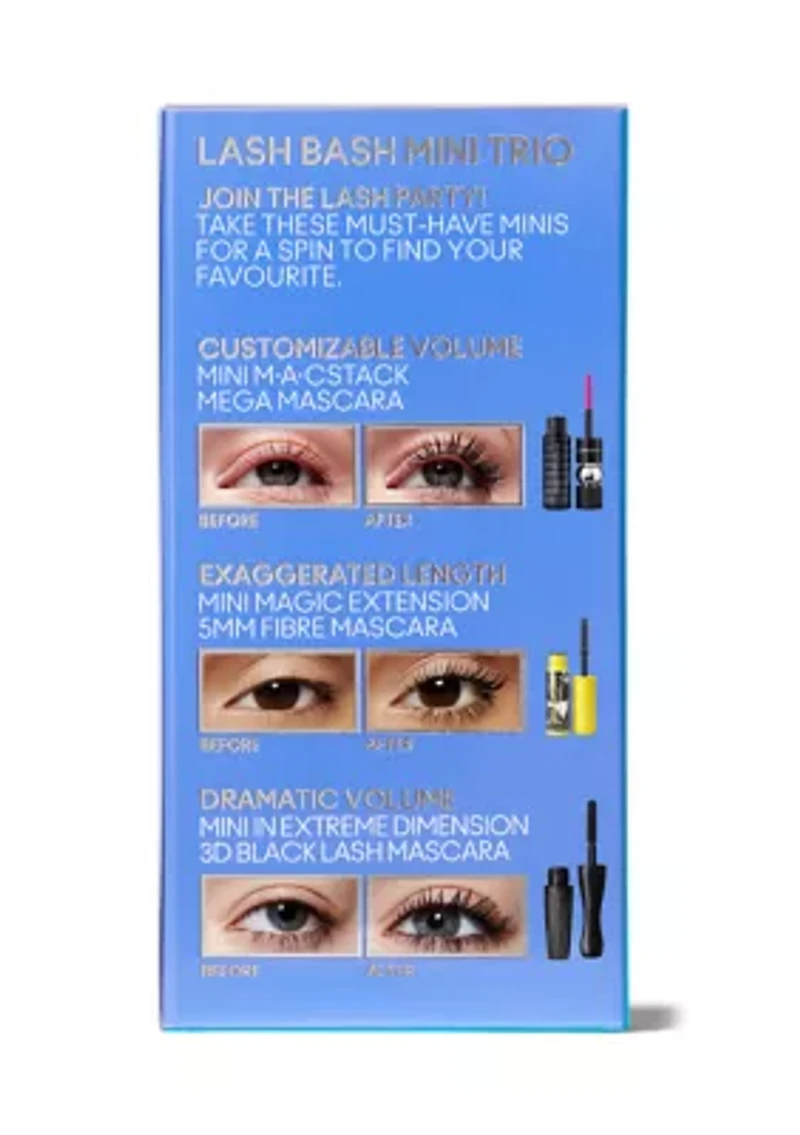Lash Bash Mini Mascara Trio