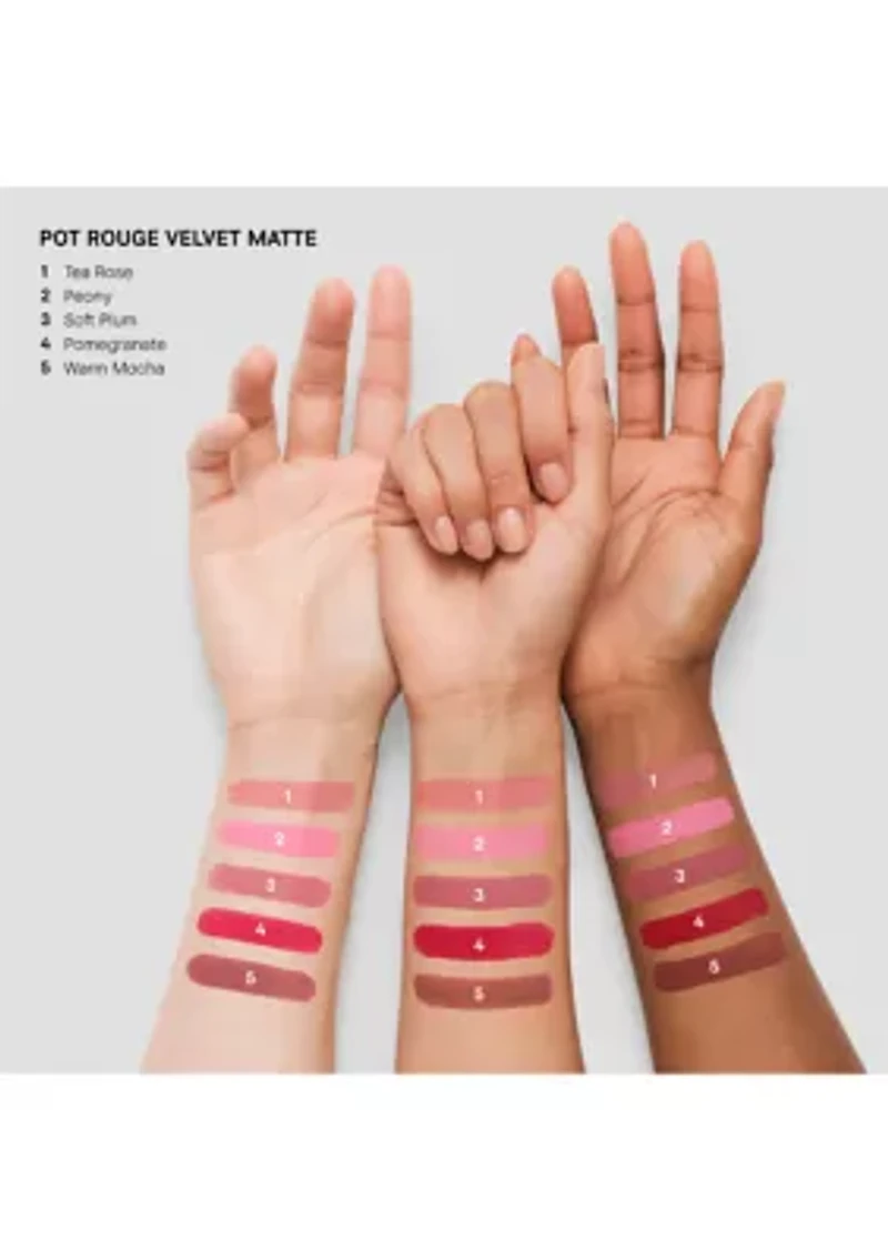 Pot Rouge Velvet Matte Cream Blush for Cheeks & Lips