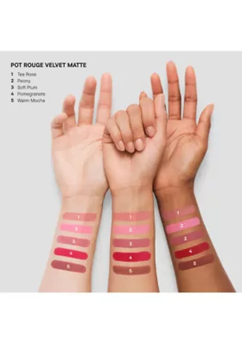 Pot Rouge Velvet Matte Cream Blush for Cheeks & Lips