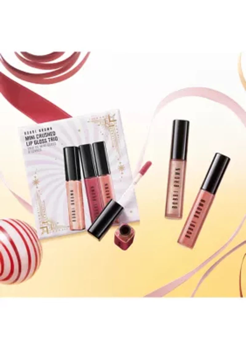 Mini Crushed Oil-Infused Lip Gloss Gift Set Trio - $66 Value!