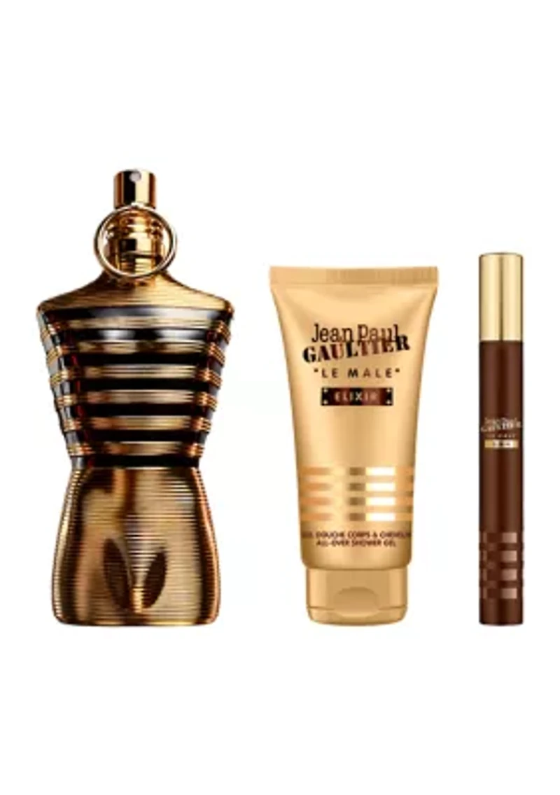 Le Male Elixir Eau De Parfum 3-Piece Gift Set - $237 Value!