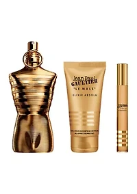 Le Male Elixir Absolu Limited Edition 3 Piece Gift Set - $253 Value!