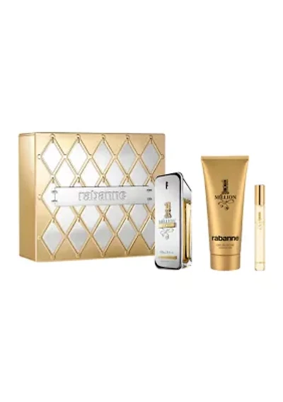 1 Million Lucky Eau de Toilette Men's 3-Piece Gift Set - $178 Value!