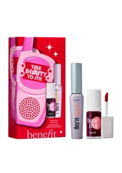 Talk Beauty to Me 2-Piece Lip & Cheek Tint + Mascara Gift Set - $55 Value!
