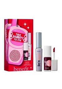 Talk Beauty to Me 2-Piece Lip & Cheek Tint + Mascara Gift Set - $55 Value!
