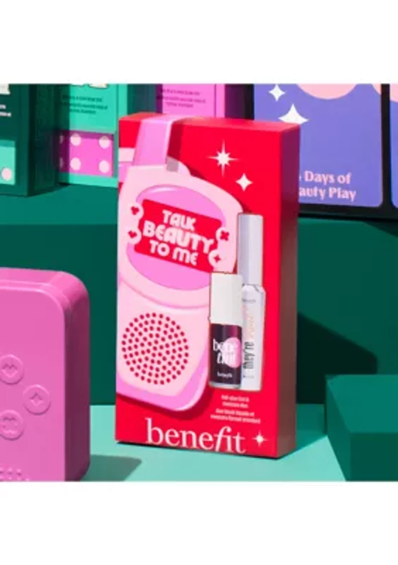 Talk Beauty to Me 2-Piece Lip & Cheek Tint + Mascara Gift Set - $55 Value!