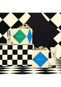 Blue Ornament Hand Cream + Cologne Gift Set 