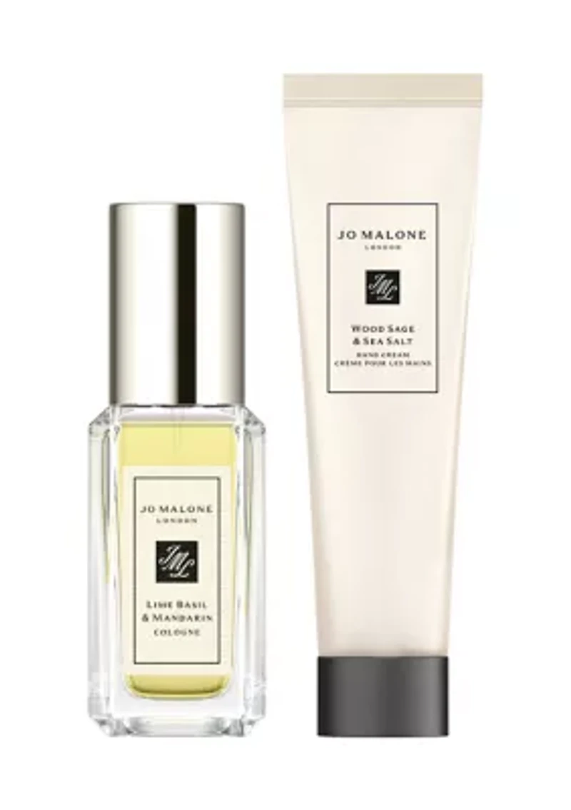 Blue Ornament Hand Cream + Cologne Gift Set 