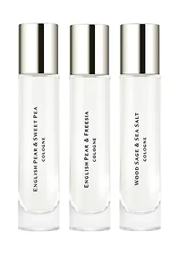Most Loved Cologne Travel Spray 3-Piece Gift Set - $96 Value!
