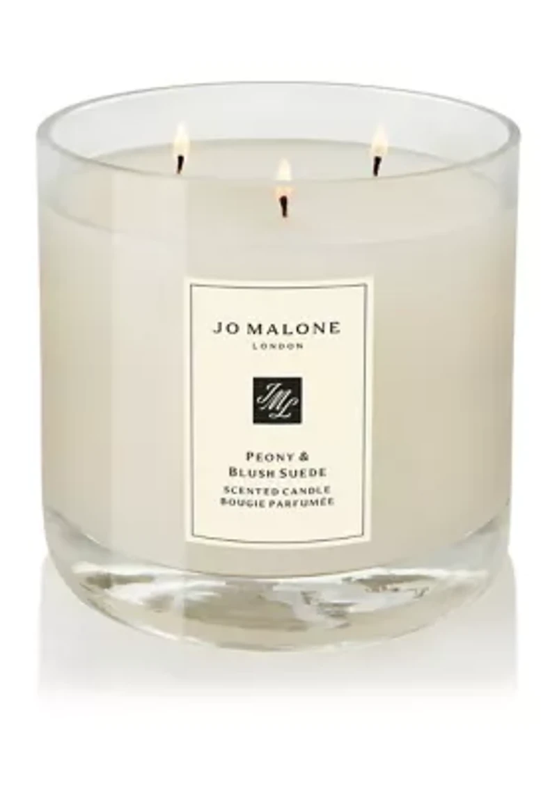 Peony & Blush Suede Deluxe Candle