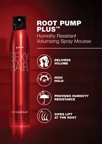 Hair Root Pump Plus Humidity Resistant Volumizing Spray Mousse
