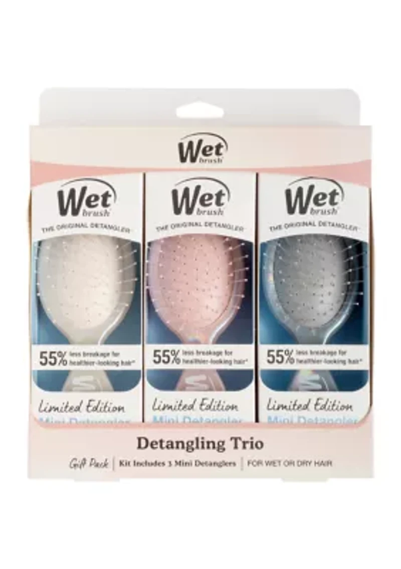  Iridescence Mini Trio Hairbrushes