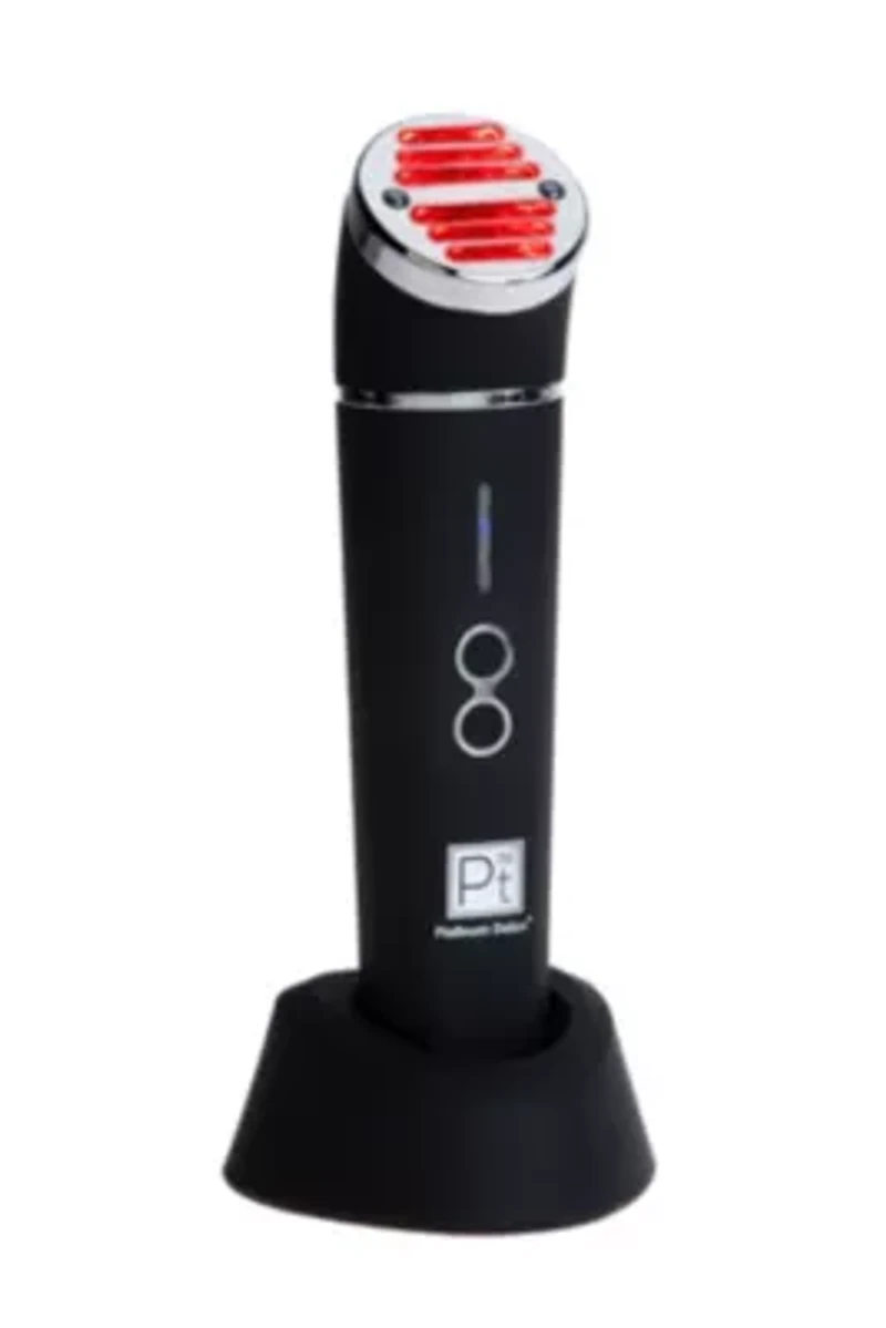 Platinum Silver Red Light Therapy Facial Device
