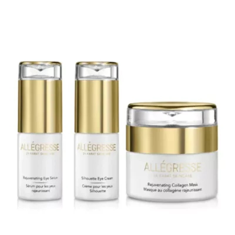 24K Moisturizer + Night Cream + Collagen Mask  3pc Set