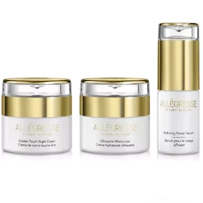 24K Moisturizer + Night Cream + Facial Gel + Milk Cleanser 4pc Set