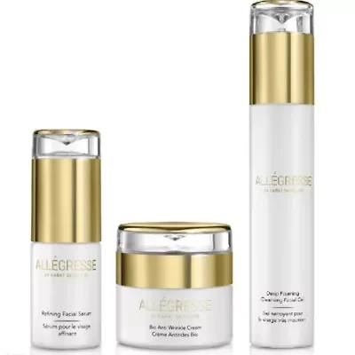 24K Facial serum + Facial Gel + Collagen Mask  3pc Set