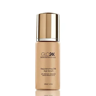 24K Rejuvenating  Eye Serum With 24k Gold, Hyaluronic Acid & Rosehip Oil
