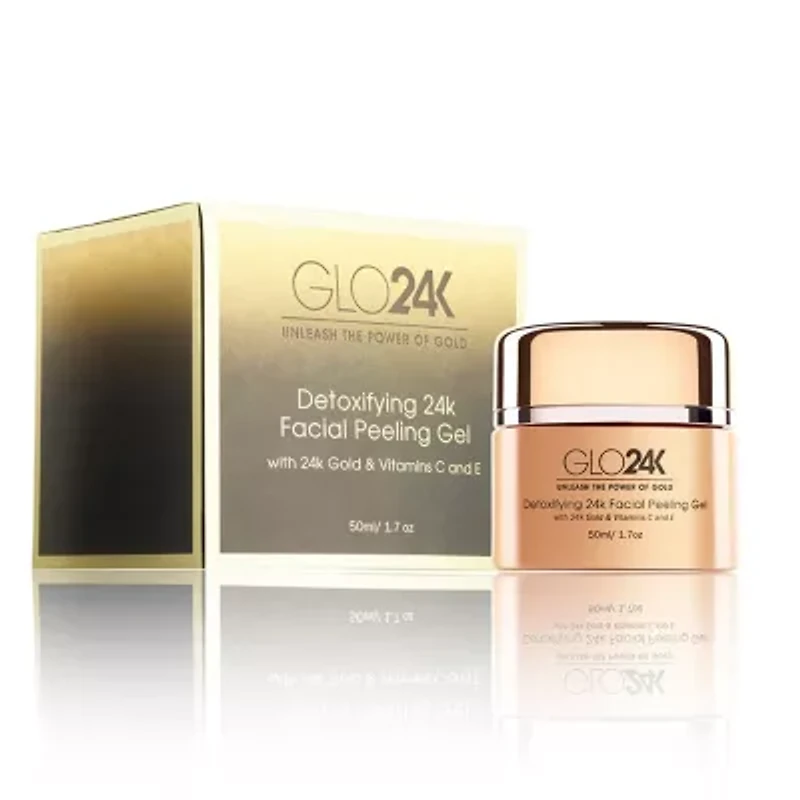 24K Detoxifying Facial Peeling Gel With 24k Gold & Vitamins C and E
