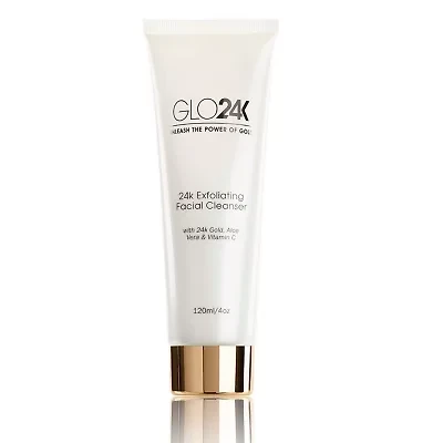 24K Exfoliating Facial Cleanser With 24k Gold, Aloe Vera & Vitamin C