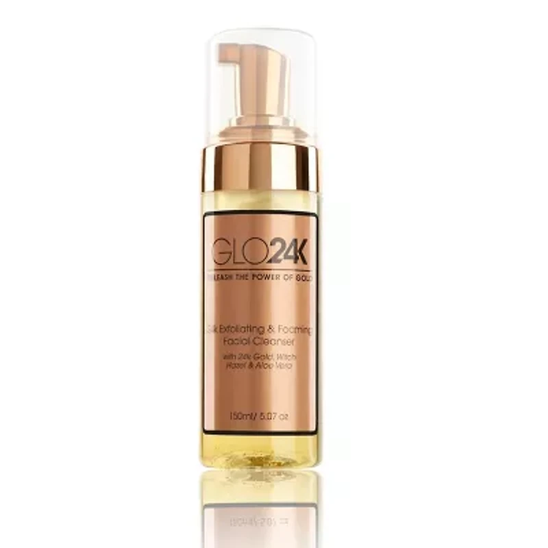 24K Exfoliating Foaming Cleanser With 24k Gold, Witch Hazel and Aloe Vera