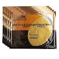 24K Gold & Collagen Facial Mask (Pack of 5)