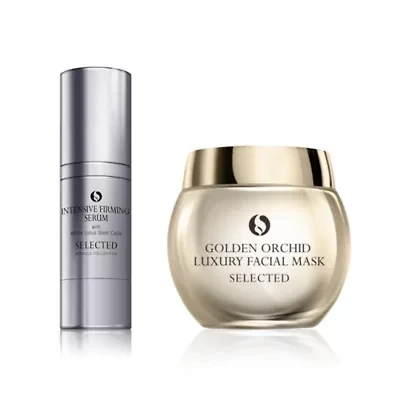 Miracle Intensive Firming Serum + Golden Orchid Luxury Facial Mask 2 Piece Set