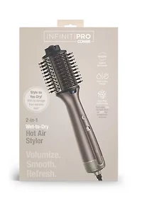 InfinitiPRO 2-in-1 Wet-to-Dry Hot Air Styler