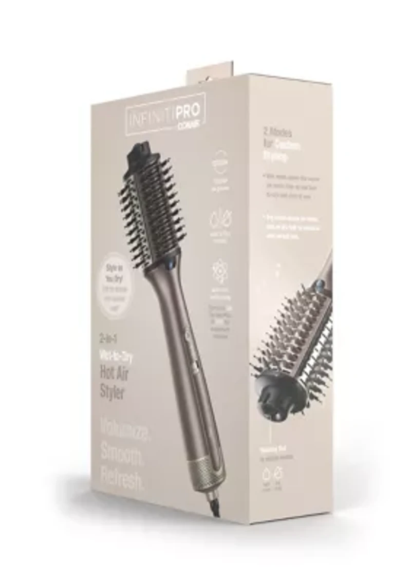 InfinitiPRO 2-in-1 Wet-to-Dry Hot Air Styler