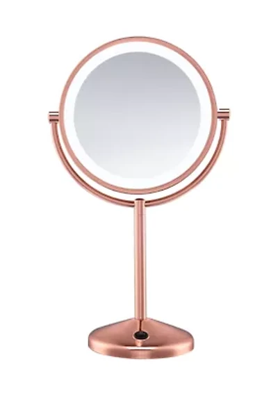 Reflections 1x/10x LED Rose Gold Makeup Mirror
