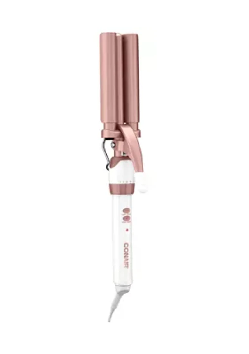 Double Ceramic Rose Gold Triple Hair Waver