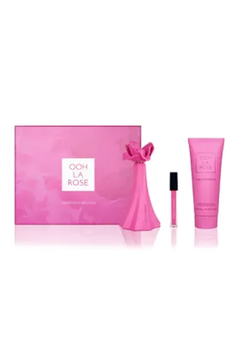 3-Piece Ooh La Rose Body Lotion Gift Set - $145 Value!
