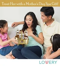 Lovery Home Spa Gift Basket - Luxury 13pc Bath & Body Set - Cosmetic bag