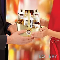 Lovery Home Spa Gift Basket - Luxury 13pc Bath & Body Set - Cosmetic bag