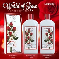 Lovery Mother's Day Spa Gift Basket - Red Rose Scented