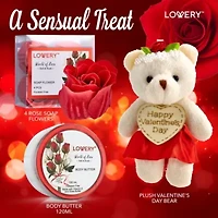 Lovery Mother's Day Spa Gift Basket - Red Rose Scented