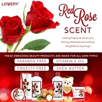 Lovery Mother's Day Spa Gift Basket - Red Rose Scented