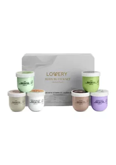 Lovery Whipped Body Butter Scented Body Lotion Set - 36 Ounces with Shea Butter