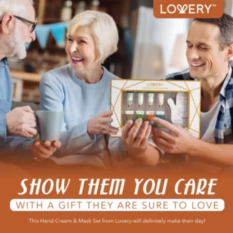 Lovery Hand Cream & Hand Mask Gift Set - 10 Hand Lotions and 5 Hand Masks